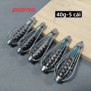 5 CÁI Đèn Lồng Đựng Mồi Câu Cá Có Lồng Đựng Mồi Bằng Chì Móc Dây Bền Và Móc Nổ Dành Cho Người Câu Cá