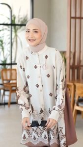 Setelan One Set Wanita Kekinian Outfit Kondangan Muslim Terbaru Dayu
