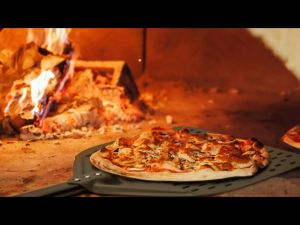 Aluminum Perforated Pizza Peel 12/14 inch with Long wood Handle for Home Made Pizza