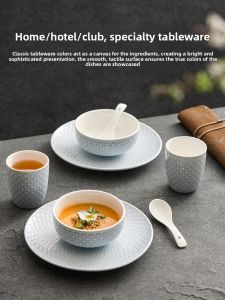 YOGEHOME | Ceramic Dinnerware Set for One Person 4 Pieces