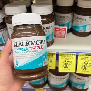 BLACKMORES น้ำมันปลาโอเมก้า-3 แรงสามเท่า 150 แคปซูล - ฮาลาล