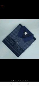 เสื้อยืดโปโลชายกระดุมทองเนื้อผ้าใส่สบาย