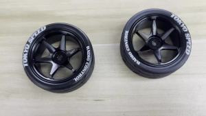 Lốp Xe RC Cao Su Bền Chắc Vành Đen 12mm Dành Cho Xe Đua Chuyên Nghiệp Tỷ Lệ 1/10 Tương Thích Với HSP 94123 Sakura D4 Tiangong TT02 Wltoys 144001