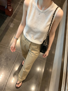 YUANYA | Sleeveless Linen Knit Vest Casual Summer Wear