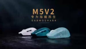 Chuột Chơi Game Bluetooth Không Dây Darmoshark 8K M5V2 30K Dpi 7 Nút Quang Học PAW3950 N54L15 Dành Cho Máy Tính Xách Tay - Esports Hướng Tay Phải