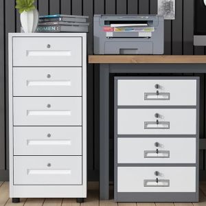 Under-desk Security Storage File Cabinet