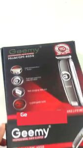 New 100% Original Geemy Gm-6050 Original Rechargeable Hair Clipper Hair Cutter Trimmer Potong Rambut Hair Trimmer Clippe