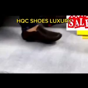 Giày lười nam HQC SHOES chất da mềm mại đế khâu chỉ chắc chắn HQ004