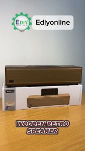 High Quality Rechargeable Wooden FM Radio Bluetooth Multimedia Speaker Wireless Portable MP3 Player USB TF Card AUX IN Phone Stand Holder Karaoke Retro Classical Vintage Strong Magnetic 收音机 Ediyonline Ediy