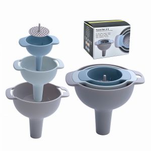 Multifunctional Liquid Funnel 4 Pieces
