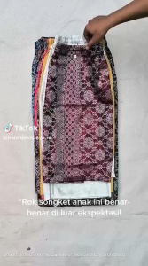 ROK SONGKET ANAK MODEL SPAN KEKINIAN / BAWAHAN KEBAYA ANAK PEREMPUAN / ROK SPAN ANAK BAHAN SONGKET