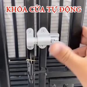 Chốt Khóa Cài Cửa Tự Động | Hợp Kim Nhôm Cao Cấp Chống Gỉ | An Toàn Cho Cửa Ra Vào Cửa Sổ Cửa Tủ