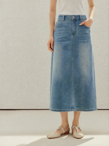 INMAN | Retro American Design Sense Casual Denim Skirt