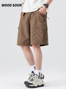 Wood soon | Cool Feeling Multi Pocket Work Shorts Slim Fit Five Divisions