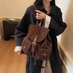 Unique Design Large Capacity Backpack Commuter Shoulder Bag for Students Casual Versatile Backpack Polyester Inner Material