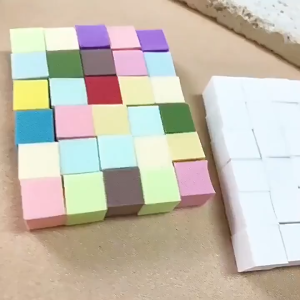 50pcs Sponge Persegi Kuku untuk kuku Ombre Tapping Claw for Ombre Nails Merias Kuku KU081