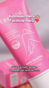 [3PCS] Bpom Cindynal Hair Removal Cream 60g Perontok Bulu Permanen