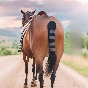 Horse Tail Protector Equine Protective Accessories Breathable Equine Tail Guard For Turnout Outing Stable Racing Competition