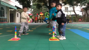 Children Outdoor Fun & Toy Sports CircleStacked Layers Game Parent-Child Interactive Ring Toss Throwing Game Kids