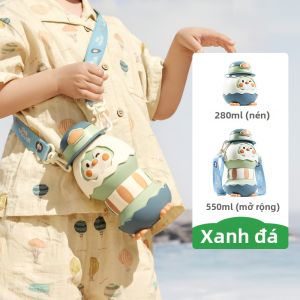 Kocotree | Bình Nước Bé Gấp Đựng Silicone Mềm