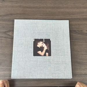 SG STOCK EmmAmy® Linen DIY Self Adhesive Photo Album Photo Book Scrapbook Wedding/Baby Album 3R/4R/5R Birthday Gift Anniversary