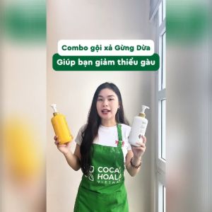 Dầu Gội Dầu Xả Thảo Dược Cỏ Cây Hoa Lá Gừng Dừa Sạch Gàu Ngứa Giảm Rụng Tóc 650g