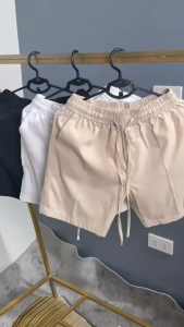 Quần Short Nam Nữ Kaki Coton Cao Cấp lưng đai thun  thoáng mát mềm mịn QTS08