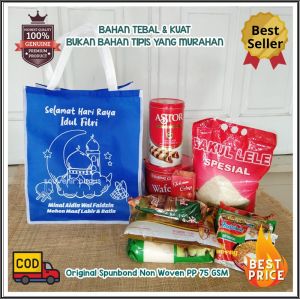 Tas Parcel Lebaran Jumbo: Hampers Sembako Bag Parsel Idul Fitri Ready Stock Jakarta Tangerang Kudus