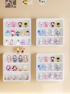 Wall Mounted Popmart Display Box  Display Box Blind Box Display Shelf  Display Rack Toy Organizer