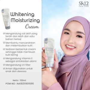 Whitening moisturizer cream SR12 Cream Pelembut  Dan Pencerah Kulit