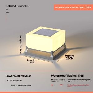 VINCAN | Solar Outdoor Post Light