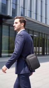 Mark Ryden | MARK RYDEN Business Minimalist Mini Crossbody Sling Bag Water Resistant Oxford Phone Shoulder Bag For Daily Commute