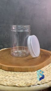 (ECER 10 PCS) Toples Silinder Plastik 800 ml Toples Kue Toples Plastik Bening Jar Silinder Bening Keler