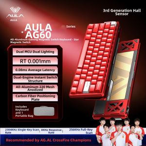 AULA | Magnetic Axis Customizable Full Aluminum Gaming Keyboard