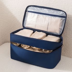 Portable Travel Storage Bag Multi-function Bra Underwear Organizer Bags Toiletry Cosmetic Case for Outdoor Travel Storage Bag