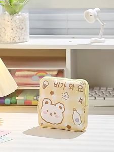 Cute Portable Sanitary Napkin Storage Bag Sanitary Napkin Pouch Toiletries Cosmetic Organizer Travel Storage Bag