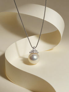 YISHU | Queen Design Pink Pearl Necklace