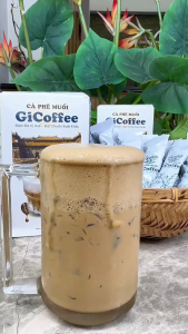 CÀ PHÊ MUỐI Hòa Tan GiCoffee Chuẩn Vị Huế - Ít Ngọt (1 Hộp 10 gói x 20gr)