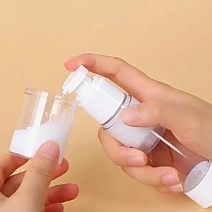 15/30/50/100ml Portable Vacuum Airless Pump Spray Travel Refillable Lotion Cream Bottle Cosmetic Skincare Fragrance