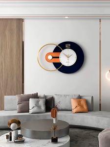 【Gods House】Light Luxury Clock Wall Clock Living Room Home Fashion New Creative Net Celebrity Clock Wall Simple Modern Decoration