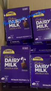 Hộp 20 Thanh Socola Cadbury Dairy Milk x 11g (Kẹo Sôcôla sữa)