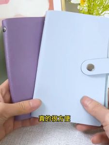 A6 Money Saving Binder Budget Organizer|Reusable PU Cash Storage Book|Money Saving Ipon Challenge Cash Savings Wallet BinderStickers