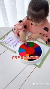 ล้างออกง่าย 12 สี ถาดสีพิมพ์ลายนิ้วมือ Fingerprint ศิลปะเด็ก