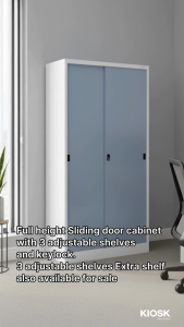 [จัดส่งพร้อมติดตั้งฟรี] KIOSK ตู้บานเลื่อนทึบสูง