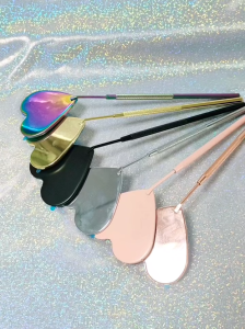 CERMIN KACA LOVE CERMIN BULUMATA EYELASH EXTENSION ALAT KOREKSI BULUMATA STICK MIRROR DENTAL MIRROR