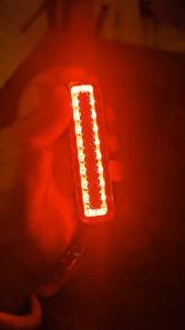 [SG SELLER] Rainbow Color Led Bike Rear Light Usb Rechargeable Waterproof Bicycle Cycling Light Led Rear Safety Tail Light