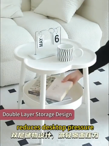 Modern Simple Creative Meja Kecil Side Table Cream Style Table Living Room Mobile Shelf Tea Table Bedside Sofa Side Table