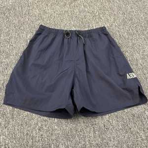 Korean Style Mens Summer Sports Shorts Drawstring Lightweight Quick Dry Loose Fit Casual Pants Polyester Nylon Blend