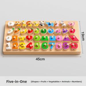 STARRY ARK | Educational Shape Matching Puzzle for Toddlers 1.5 to 3 Years