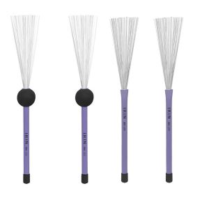 IRIN | IRIN Thép Carbon Cao Cấp Bàn Chải Trống Đầu Búa Chuyên Nghiệp Nhạc Cụ Gõ Hộp Phụ Kiện Chà 8x8x36.5cm